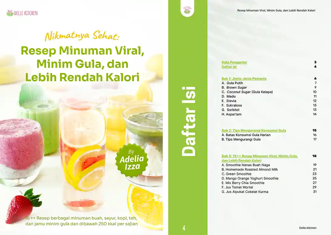 15++ RESEP MINUMAN VIRAL RENDAH KALORI